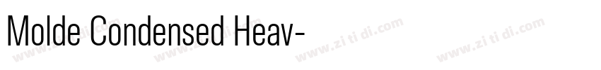 Molde Condensed Heav字体转换 Molde Condensed Heav字体转换